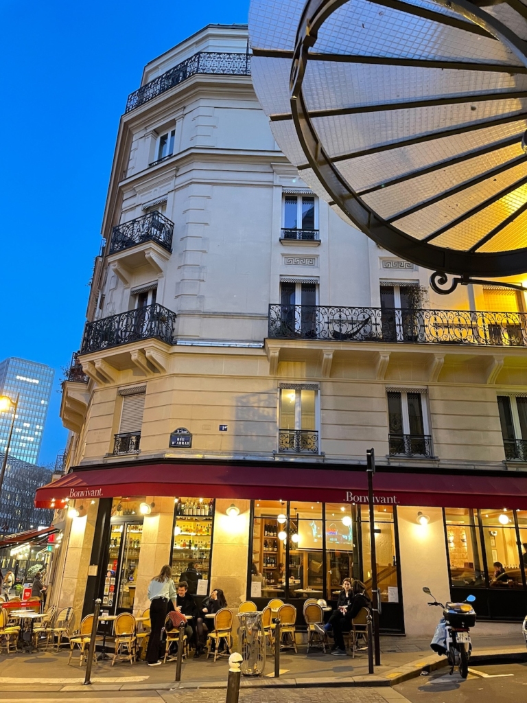 Bonvivant Bistro in Paris offers a charming dining experience with its delightful French cuisine and cozy, inviting ambiance.
