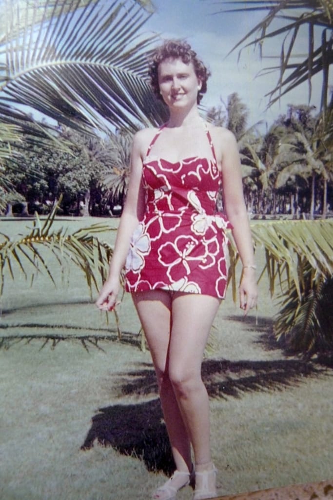 My Mother in Oahu 1959